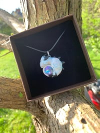 Image 2 of Large NightLight Amulet with Rivioli Gem