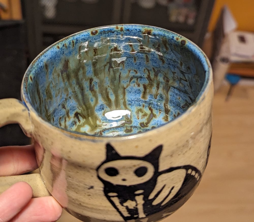 Skellington Cat Mug