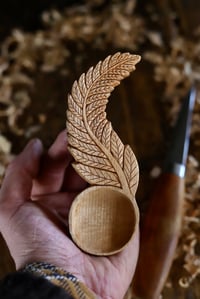 Image 1 of Forest Fern Leaf Coffee Scoop