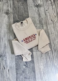 Image 1 of Tan America Sweater 