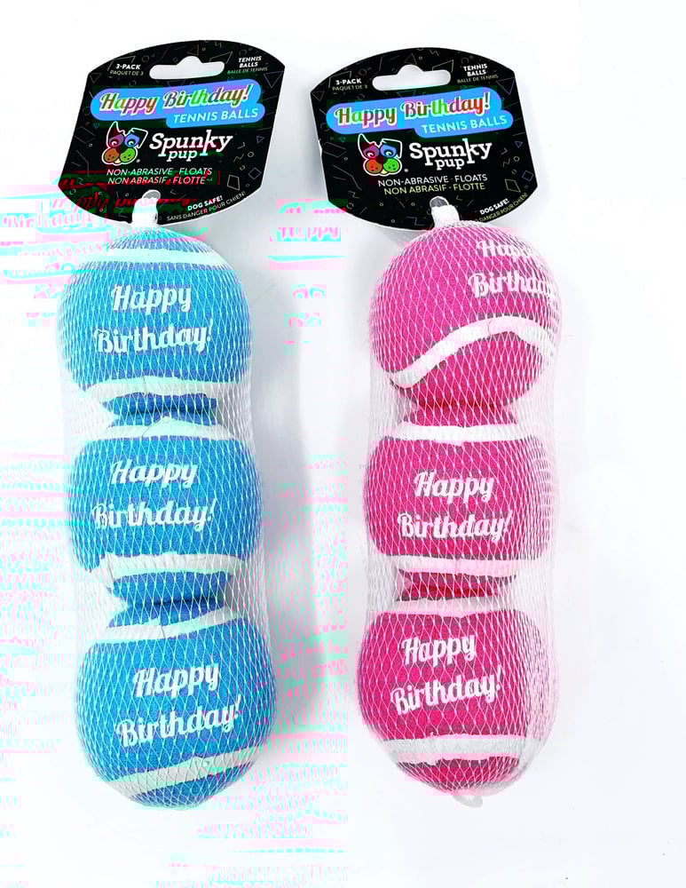 Image of Happy Birthday Tennis Balls