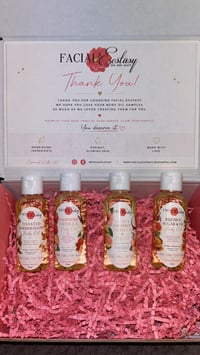Image 1 of 4 pc Body Oil Sample Box 