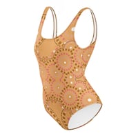 Image 2 of One-Piece Swimsuit “Gathering”