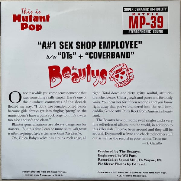 The Beautys – A#1 Sex Shop Employee 7”