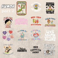 Humor Mystery Dyes (Part 2)