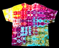 Image 2 of 3XL Rainbow Glitch Style Tie Dye Tshirt 
