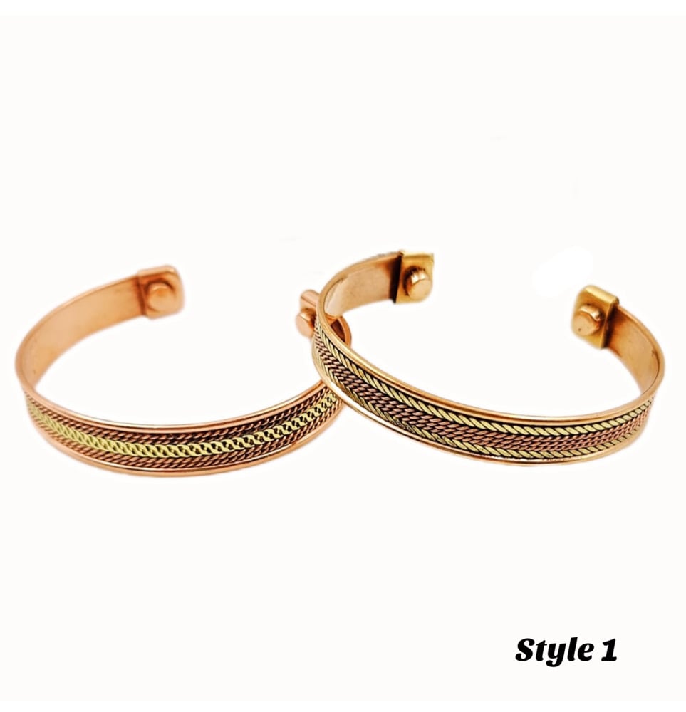 Image of Magnetic Copper Bangles