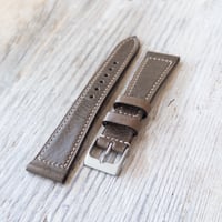 Image 2 of Classic Brown Saddle Calf - Box Stitch