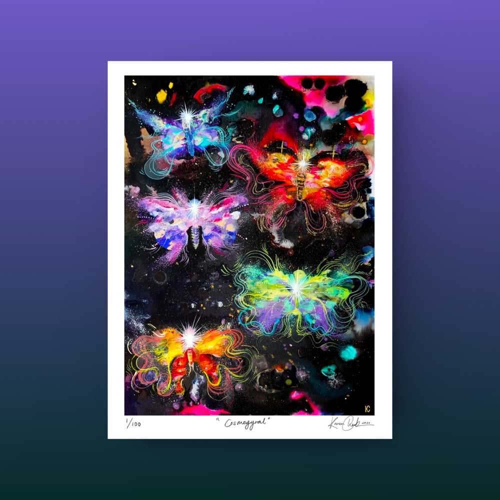 Image of COSMOGYRAL ✧ Fine Art Print (A3 )