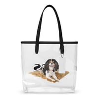 Image 2 of Pup Clear tote bag - Dogs are better than humans