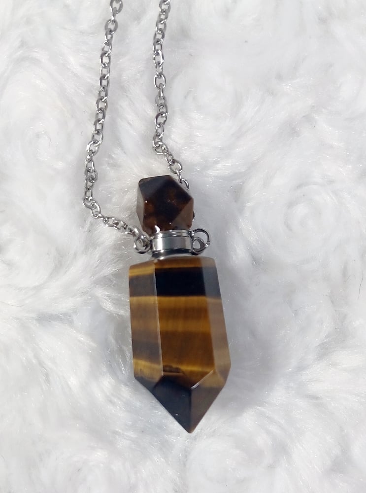 Image of Crystal potion bottle necklace 