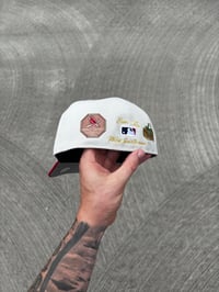 Image 5 of  PATCHWORK OFF WHITE TWO TONE STO CARDINALS CUSTOM FITTED CAP