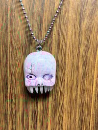 Image 1 of Creepy Head Necklace 
