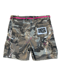 Image 2 of CHOYCE The Brand “Bloodline” Camo Shorts Pink (Women’s) 