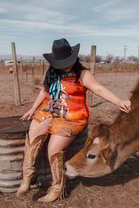 Image 3 of Rodeo Pearl Snap Dress