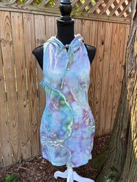 Image 1 of Medium Hooded Racerback Tunic/mini dress