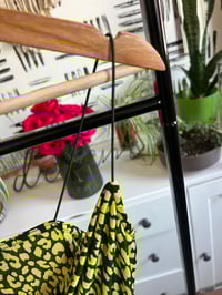 Image 2 of neon and black bodysuit strapy bodysuit 
