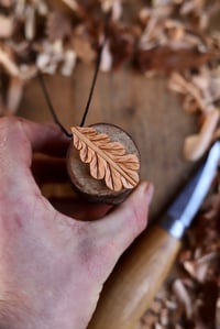 Image 6 of Oak Leaf—- Pendant Necklace 