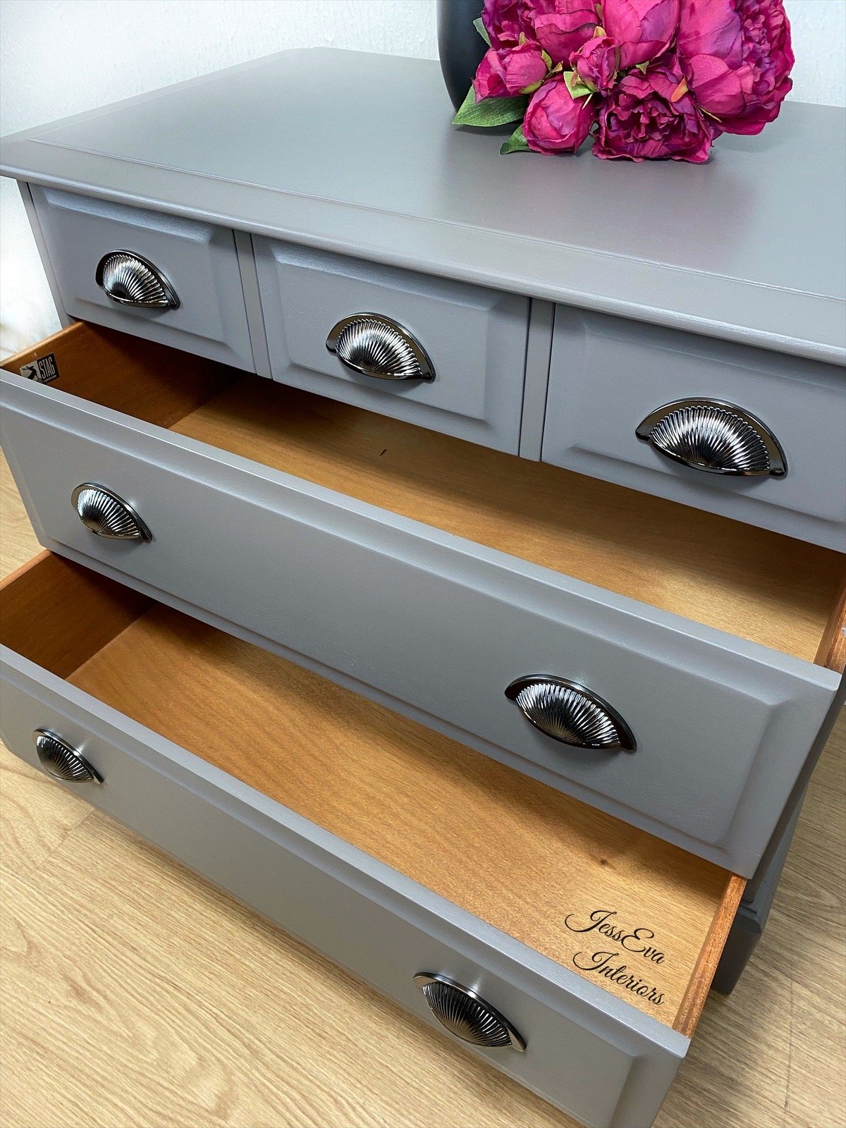 Stag Minstrel Grey Chest Of Drawers 
