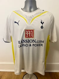 Image 2 of Tottenham Hotspur “DEFOE 18” 2009/10 Home Shirt + PL patches (M)