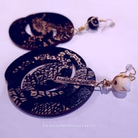 Image 1 of Follow Your Bliss Wood Earrings