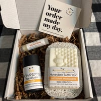 Image 6 of The Worker Bee Satsuma Mandarin Honeybee Butter Bar Self Care Box