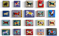 Image 1 of COMMISSION YOUR HORSE/BISON OR ANY ANIMAL 25x25cm