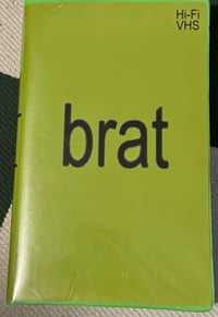 Image 1 of brat VHS