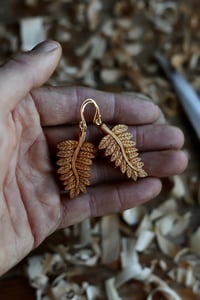 Image 4 of Autumn Fern Earrings 