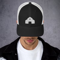 Black and White Trucker Cap