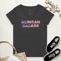 Image 3 of Women’s Merican Badass Recycled V-Neck T-Shirt