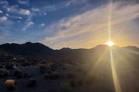 6:19 AM in Rachel, Nevada