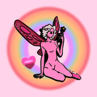 Image 1 of fairy enamel pin