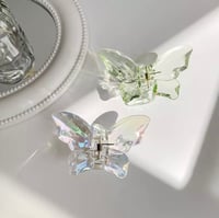 Image 2 of The Large Crystal Butterfly Hair clip 