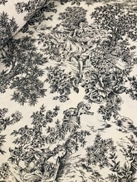 Image 1 of Loneta - Toile de Jouy - Negro - 10€/m
