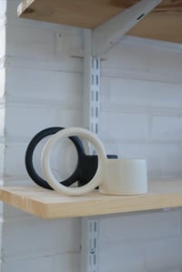 Image 8 of Circle Mug In Black Satin