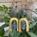 Image 1 of Large Brass Earrings