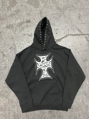Image of Cross studded hoodie 