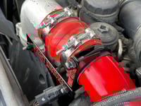 Image 5 of Ford 2003-2007 6.0 Powerstroke intercooler overkill cold support bracket 