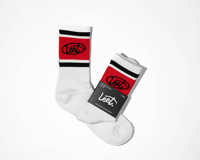 Image 3 of LC White/Red/Black Sports Sock - 1 Pack
