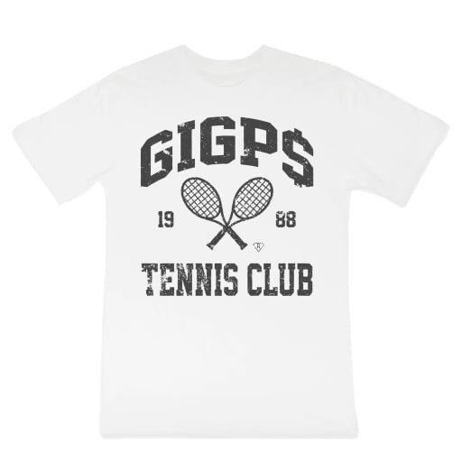 Image of GIGPS TENNIS CLUB TEE WHITE