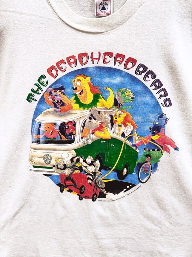 Grateful Dead 1995 ‘Dead Head Bears’ T-Shirt - Size XL