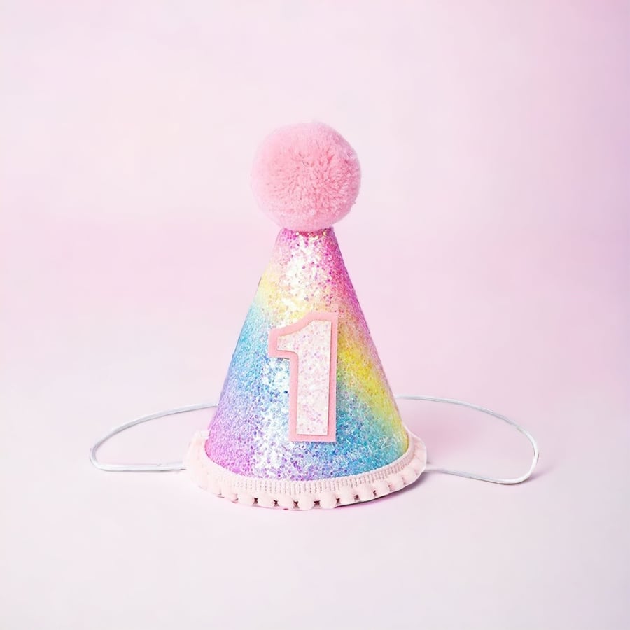 Image of Rainbow Birthday Hat