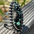 Image 2 of Seven Dwarfs Variscite Handmade Sterling Silver Ring