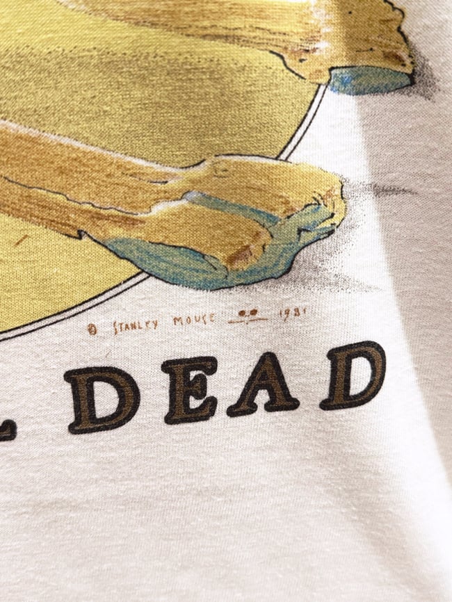 Grateful Dead 1981 European Tour Ringer Shirt - Fits SM