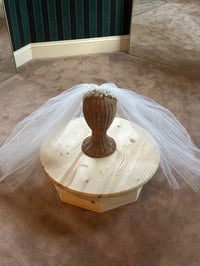 Image 13 of 1950s Wax Flower Veil 