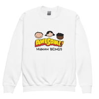 Image 1 of ZEN EXP - “Awesome Human Beings” Youth crewneck sweatshirt