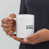 Image 1 of White glossy mug 87645