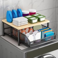 Image 5 of Kitchen Countertop Organiser Multi-Use Shelf for Microwave Spices Coffee Machine & Printer 
