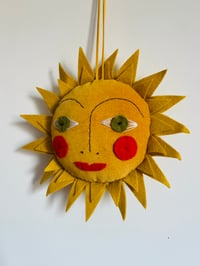 Image 1 of Gold Hanging Sun Charm 3 